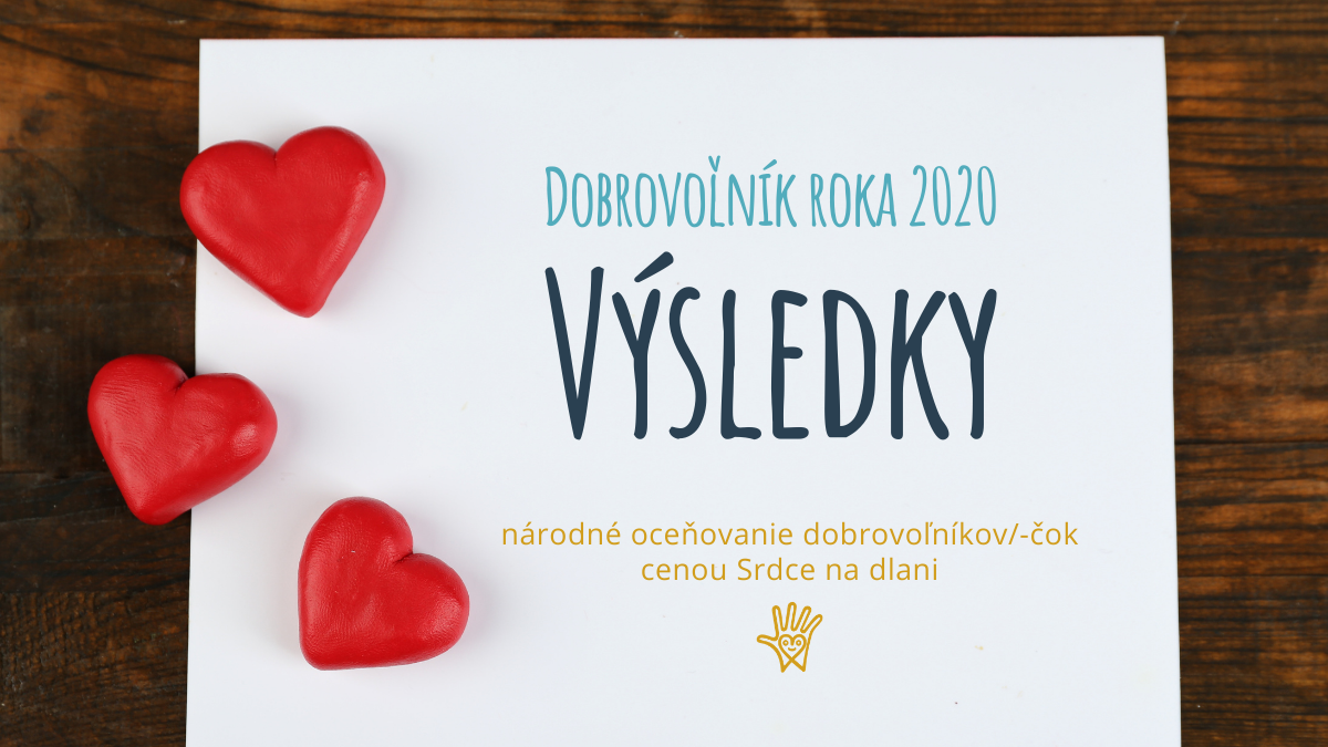 Národné dobrovoľnícke ceny poznajú svojich majiteľov: Toto sú ocenení za rok 2020!