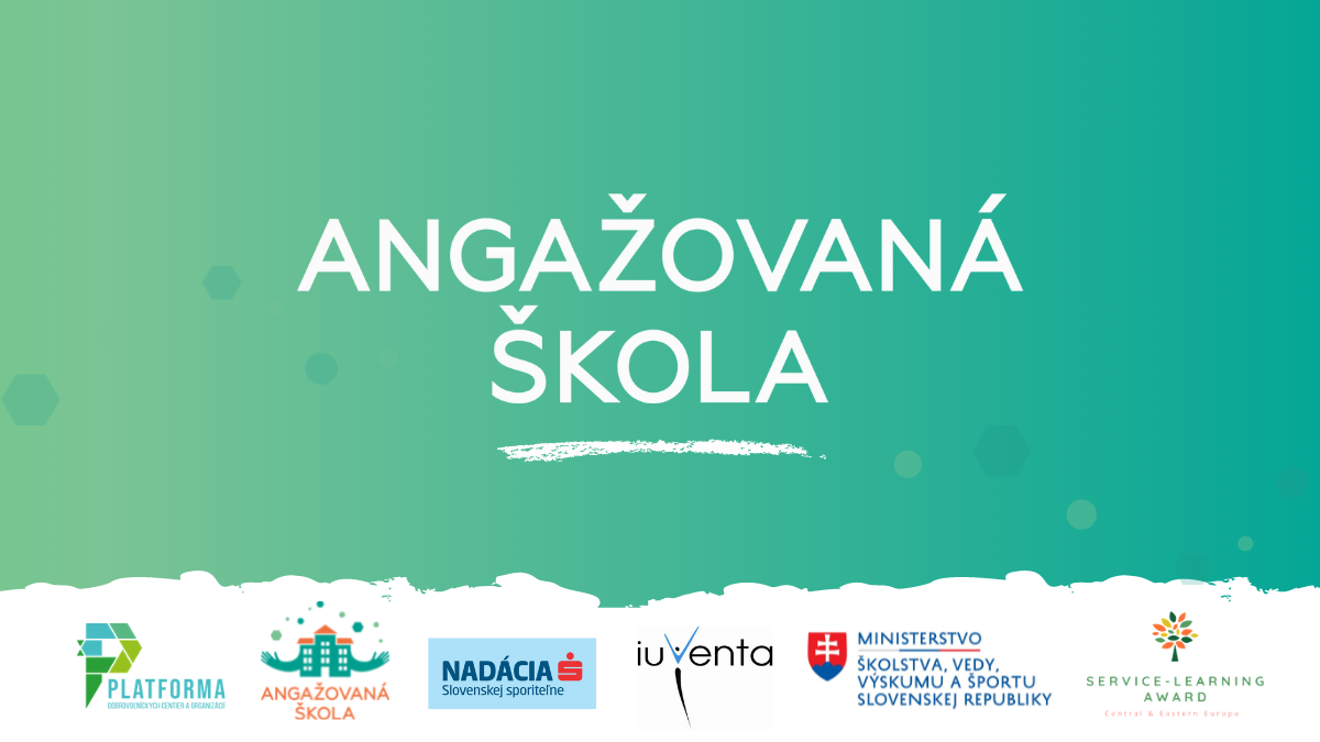 Oceňovanie Angažovaná škola so silnými partnermi. Druhý ročník podporila Nadácia Slovenskej sporiteľne