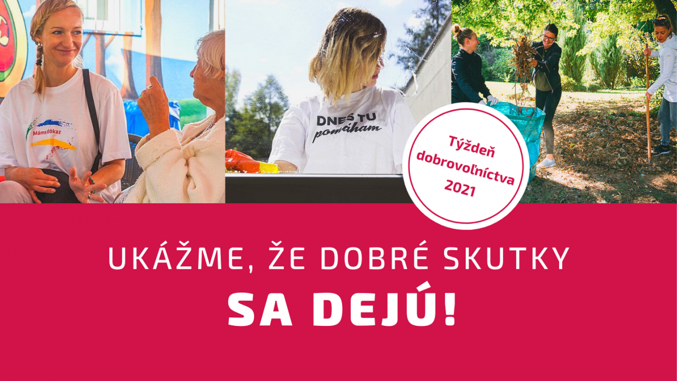 Na Slovensku sa aj tento rok uskutoční národná kampaň Týždeň dobrovoľníctva